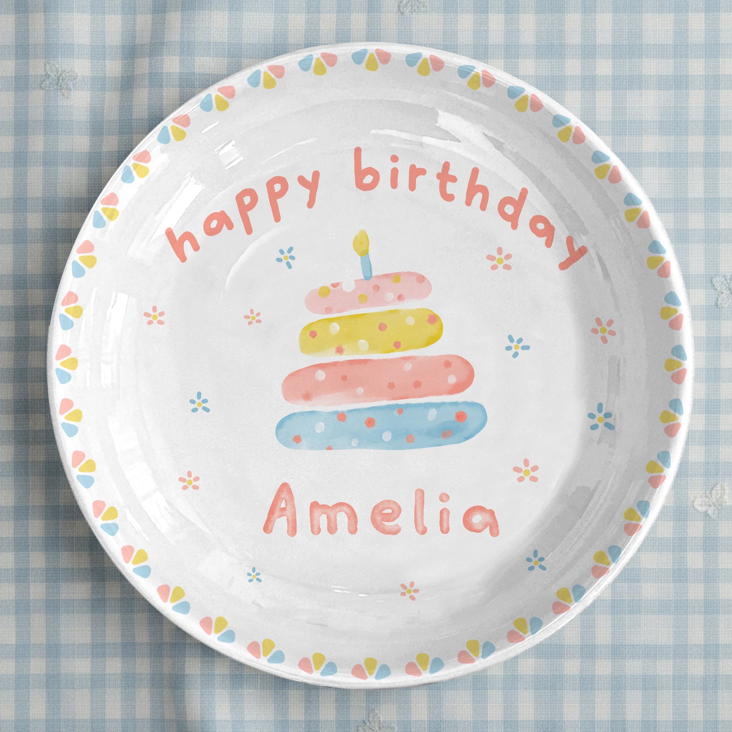 Personalized Birthday Plate Gift P925ATA0