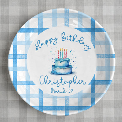 Personalized Birthday Plate Gift P92ILP0