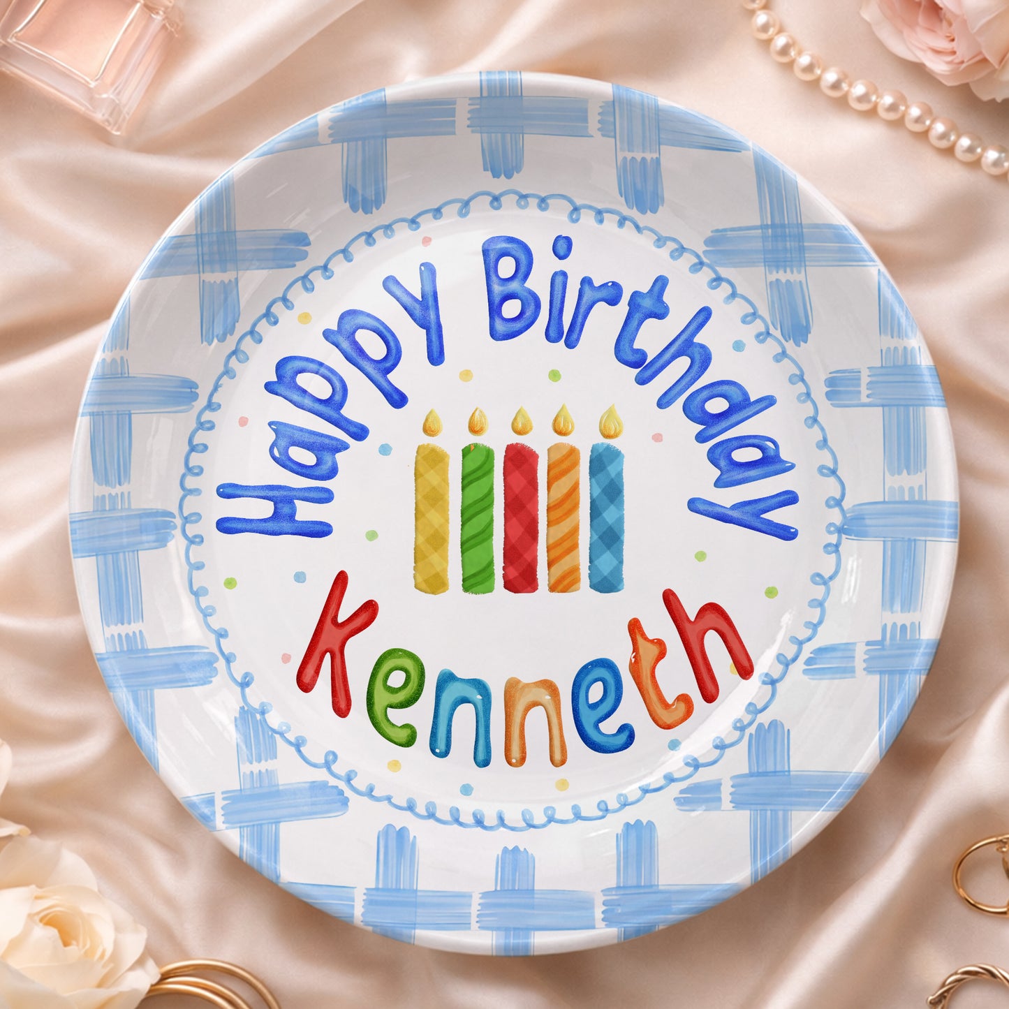 Personalized Birthday Plate Gift P228AM00