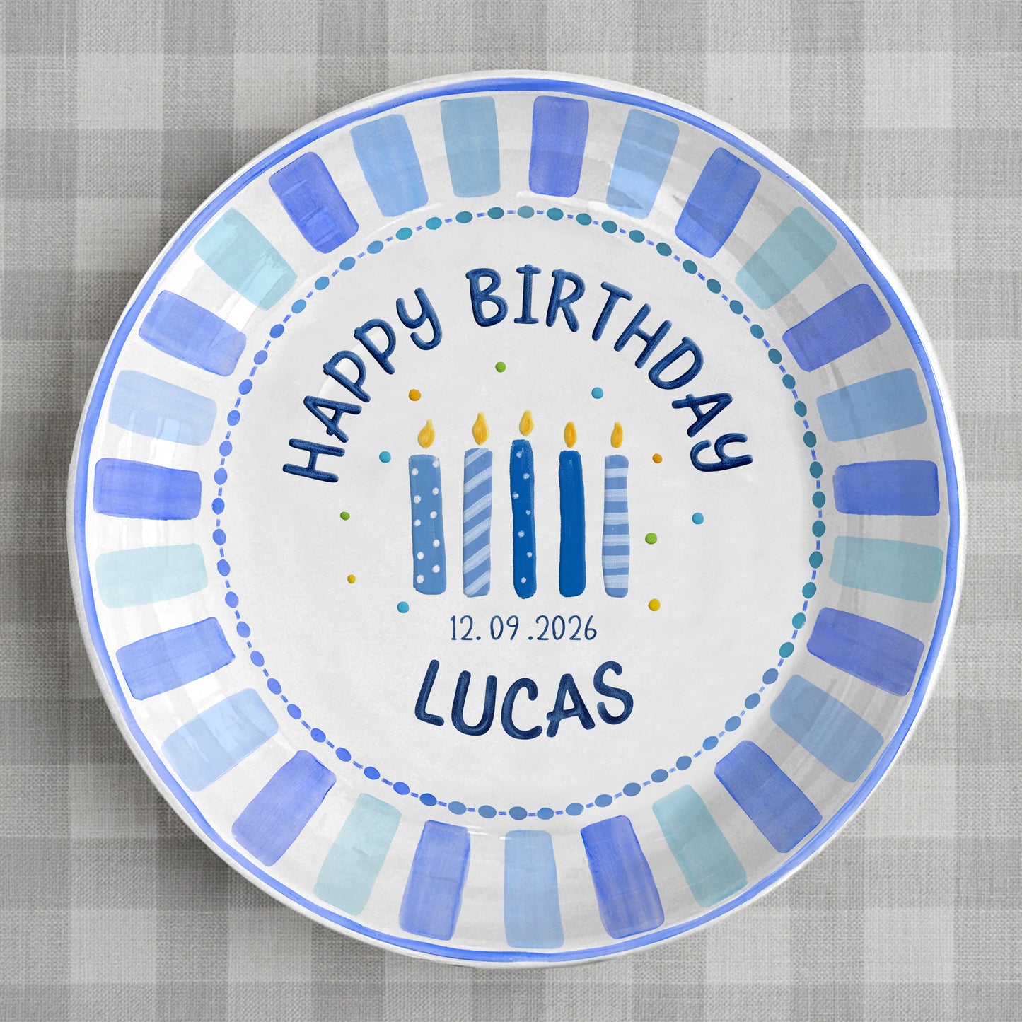 Personalized Birthday Plate Gift P39Z5J0