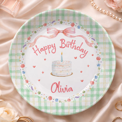 Personalized Birthday Plate Gift P19ABL0