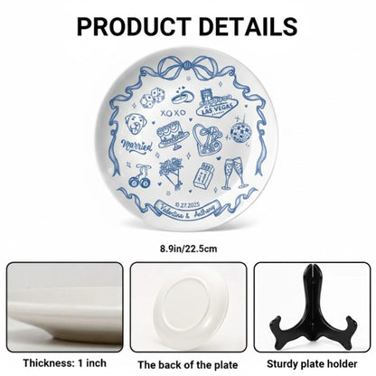 Personalized Wedding gifts Custom Couple Portrait P721CBD0
