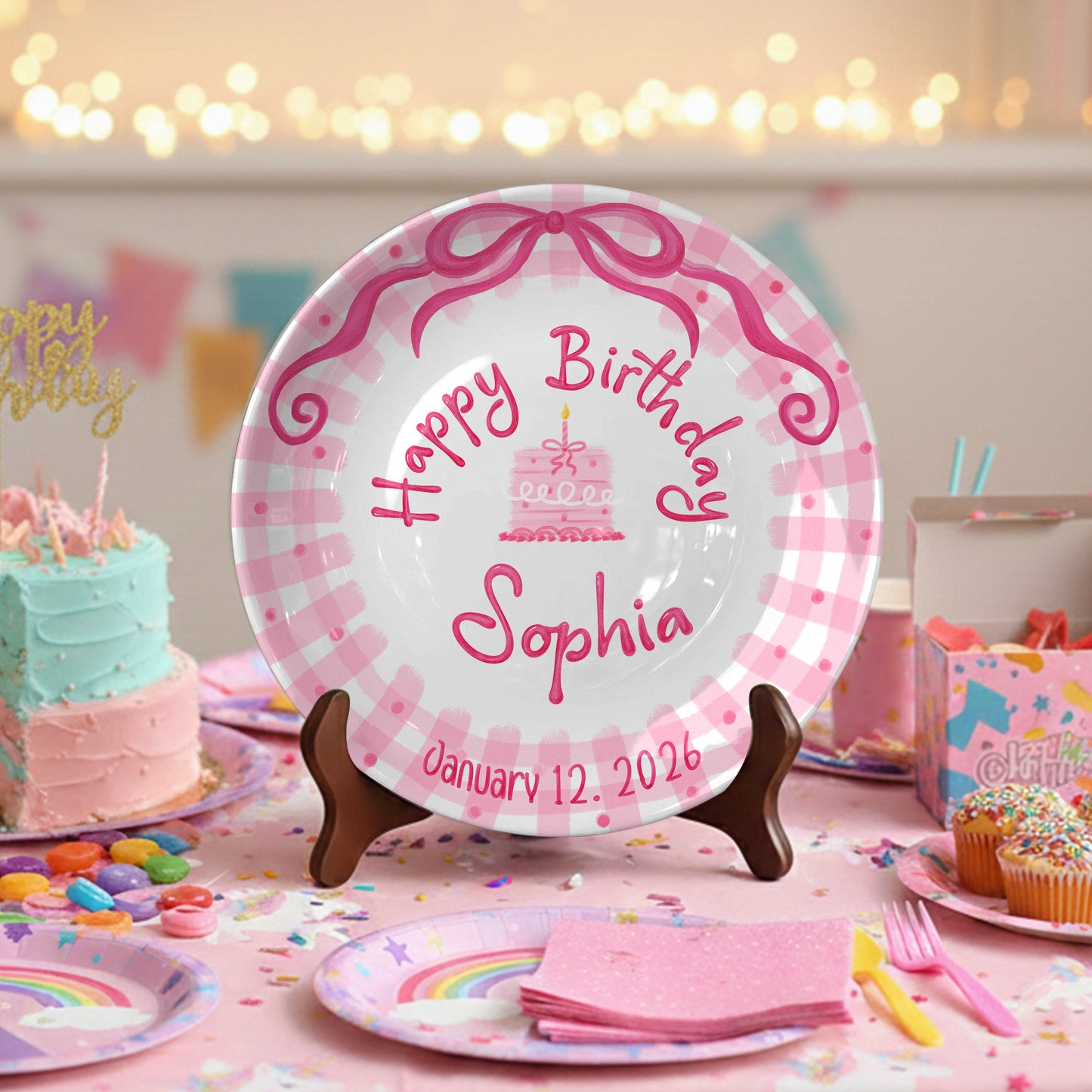 Personalized Birthday Plate Gift P226JYL0