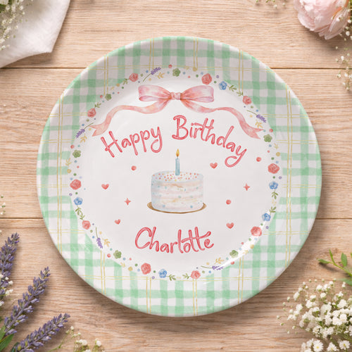 Personalized Birthday Plate Gift P19ABL0