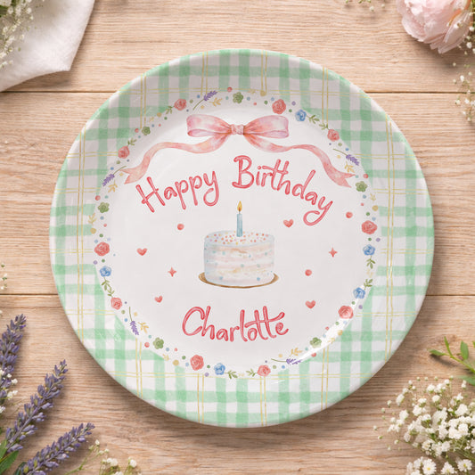 Personalized Birthday Plate Gift P19ABL0