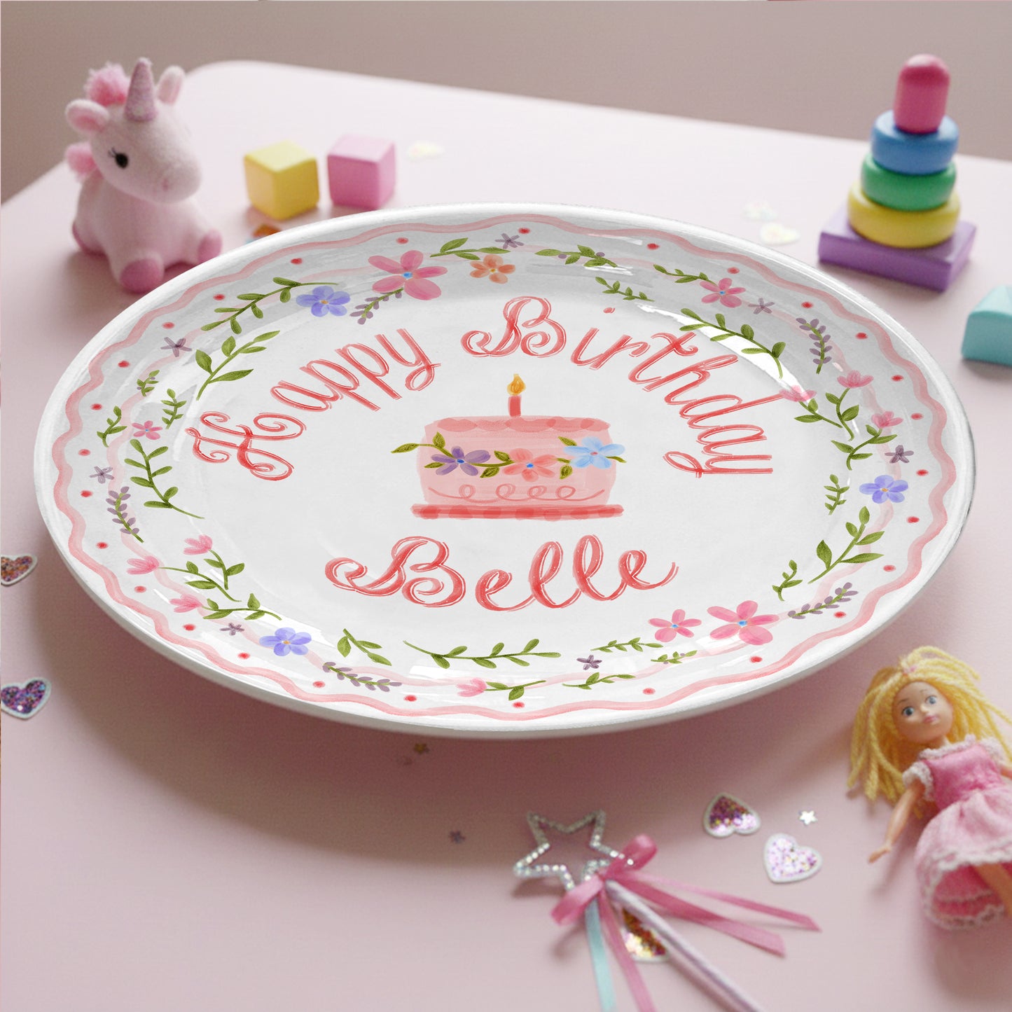 Personalized Birthday Plate Gift P123CPI0