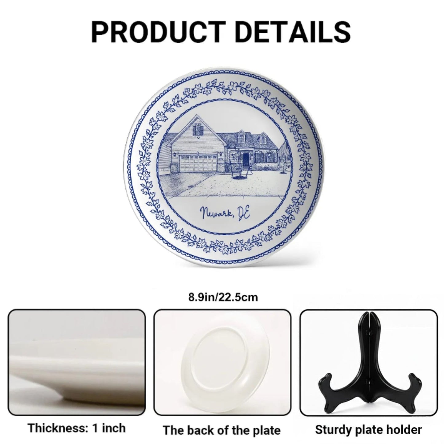 Personalized House Plate Decorative P126PED0