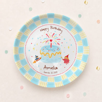 Fairy Princess Birthday Keepsake Personalized Birthday Plate for Girl P619WOT0