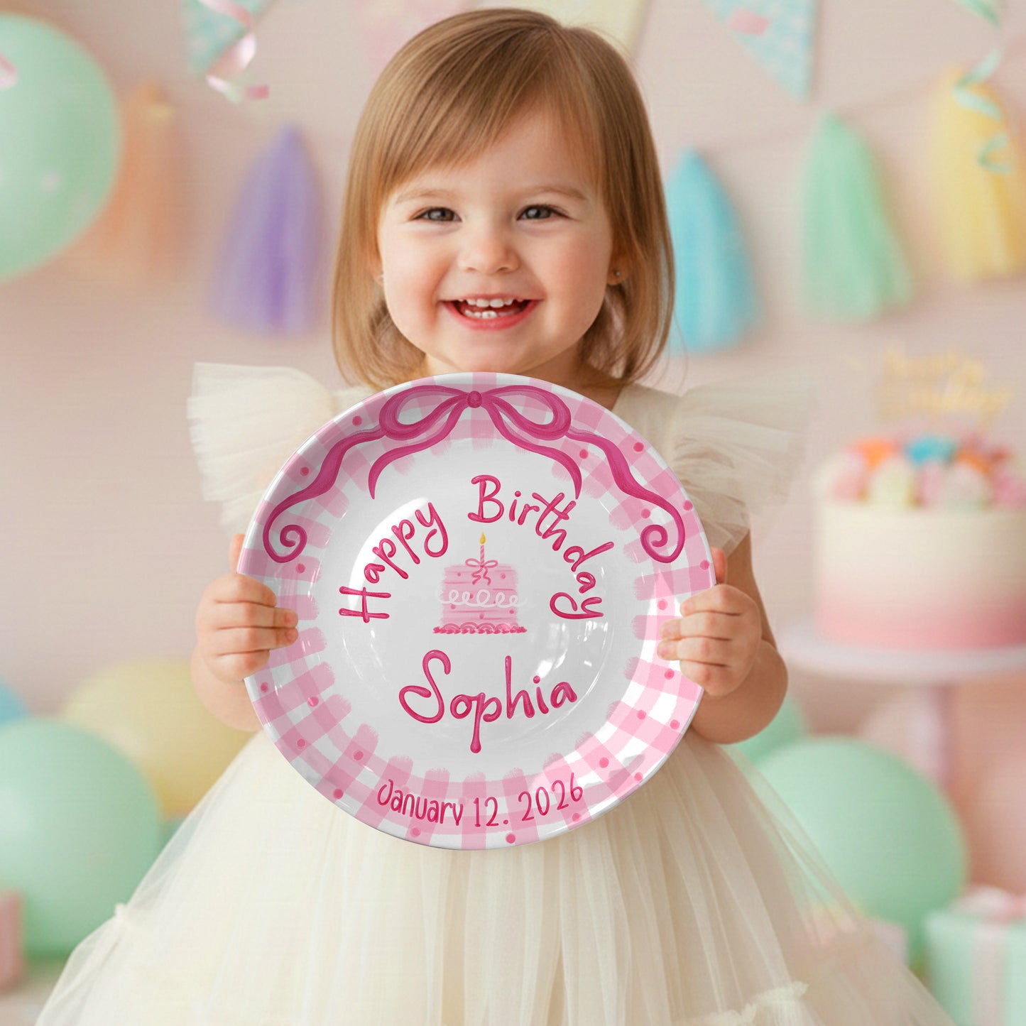 Personalized Birthday Plate Gift P226JYL0