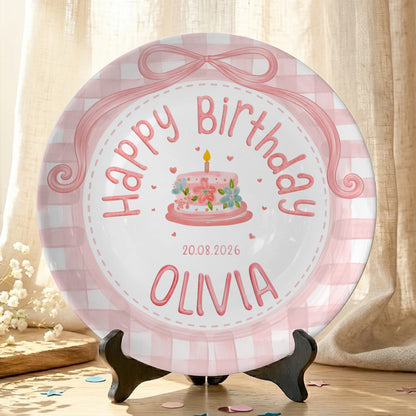 Personalized Birthday Plate Gift P331DVX0