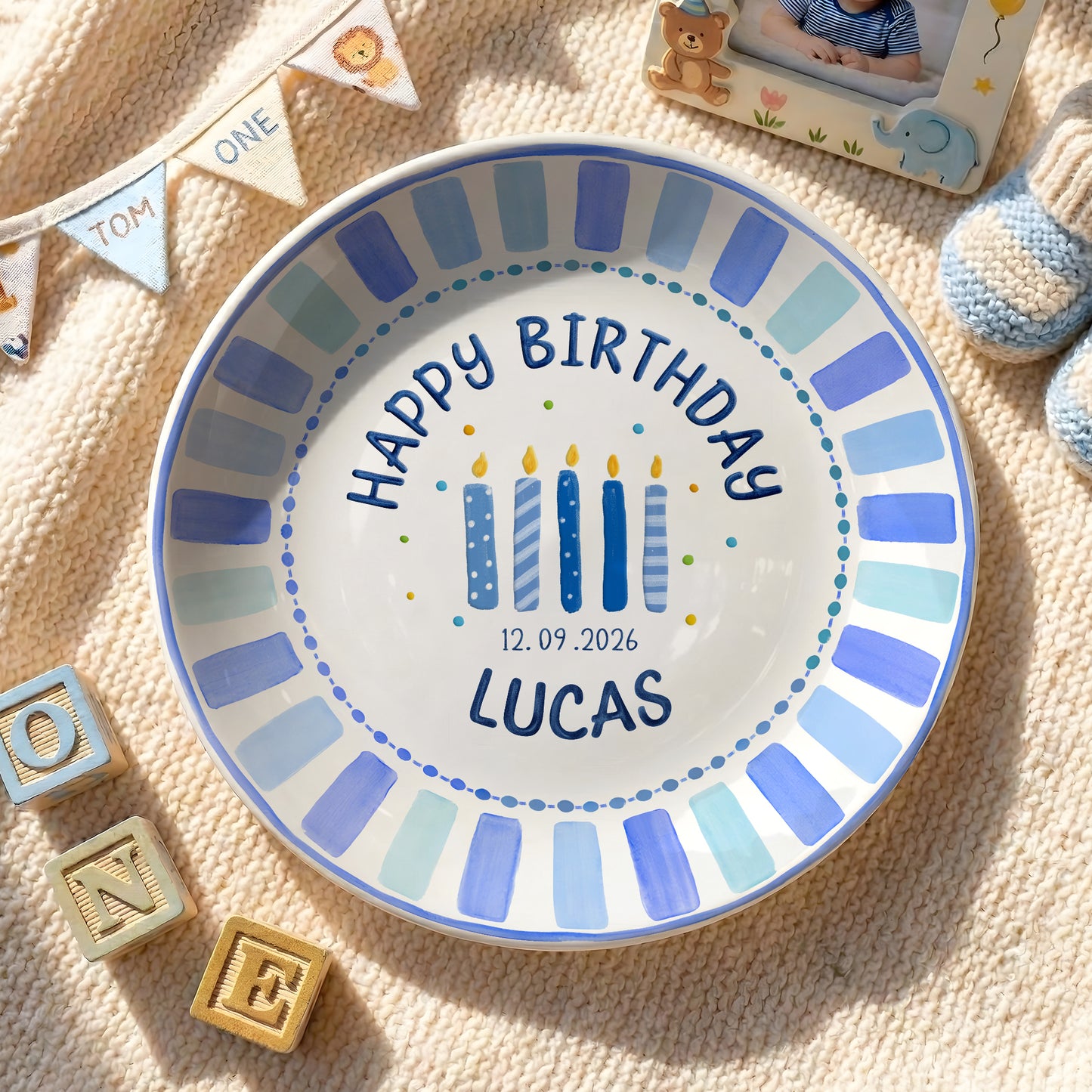 Personalized Birthday Plate Gift P41OTC0