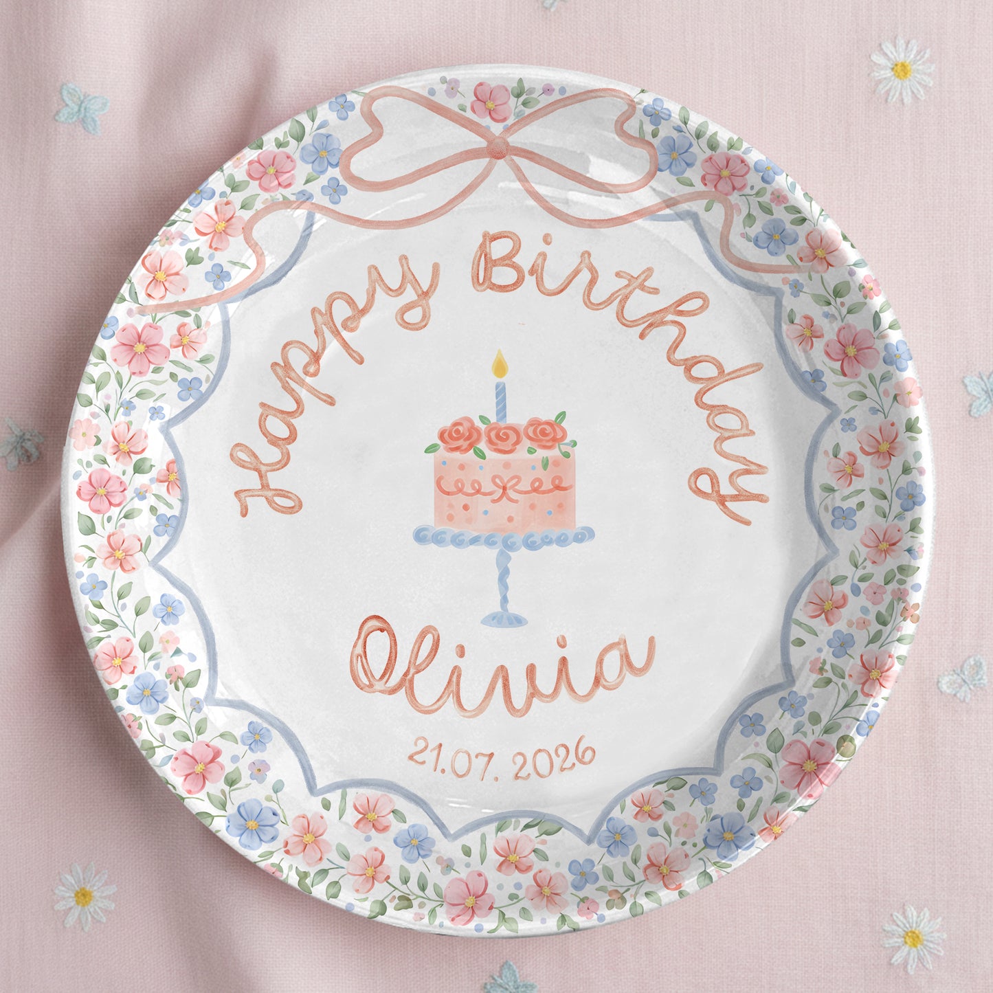 Personalized Birthday Plate Gift P228EAZ0