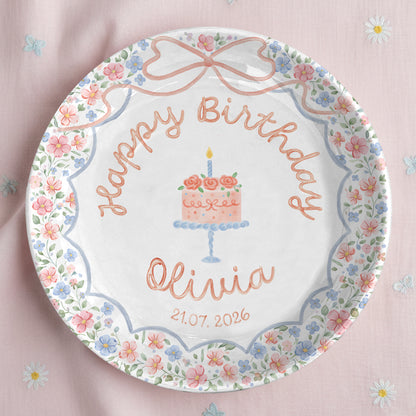 Personalized Birthday Plate Gift P228EAZ0