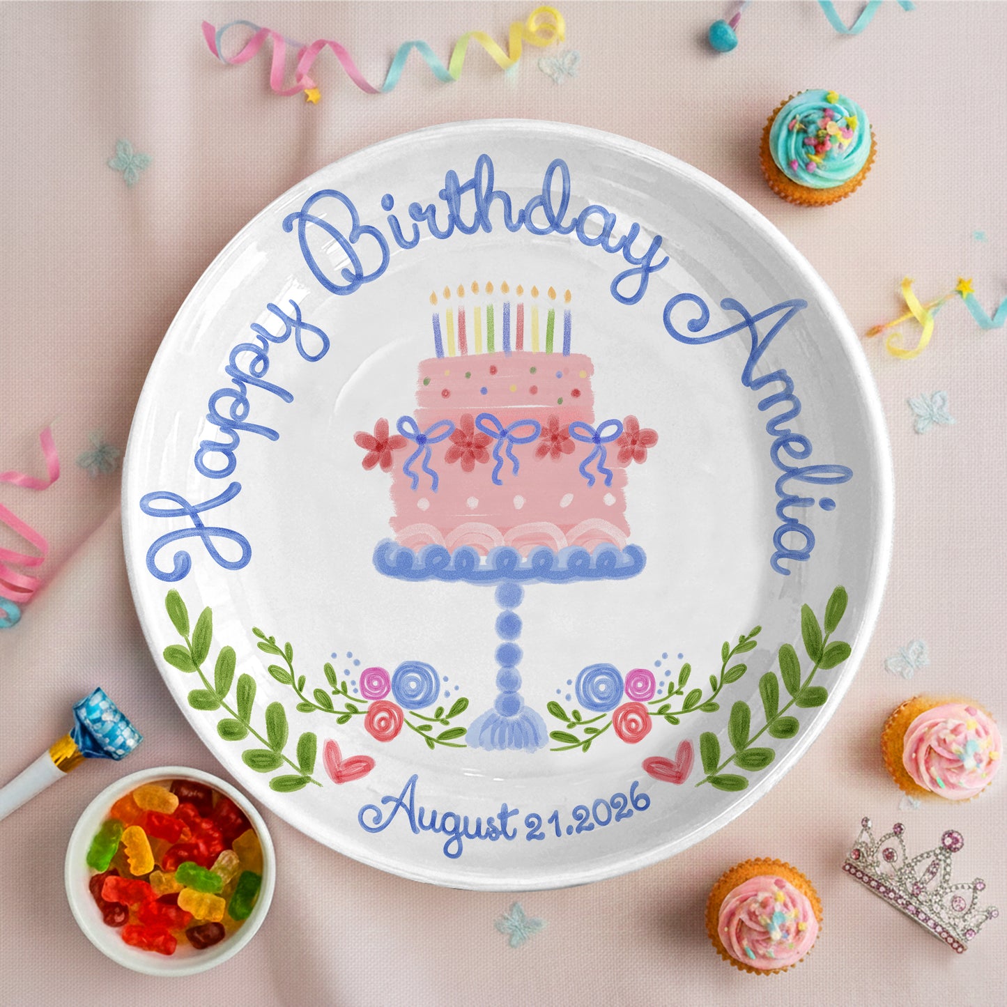 Personalized Birthday Plate Gift P3261XR0