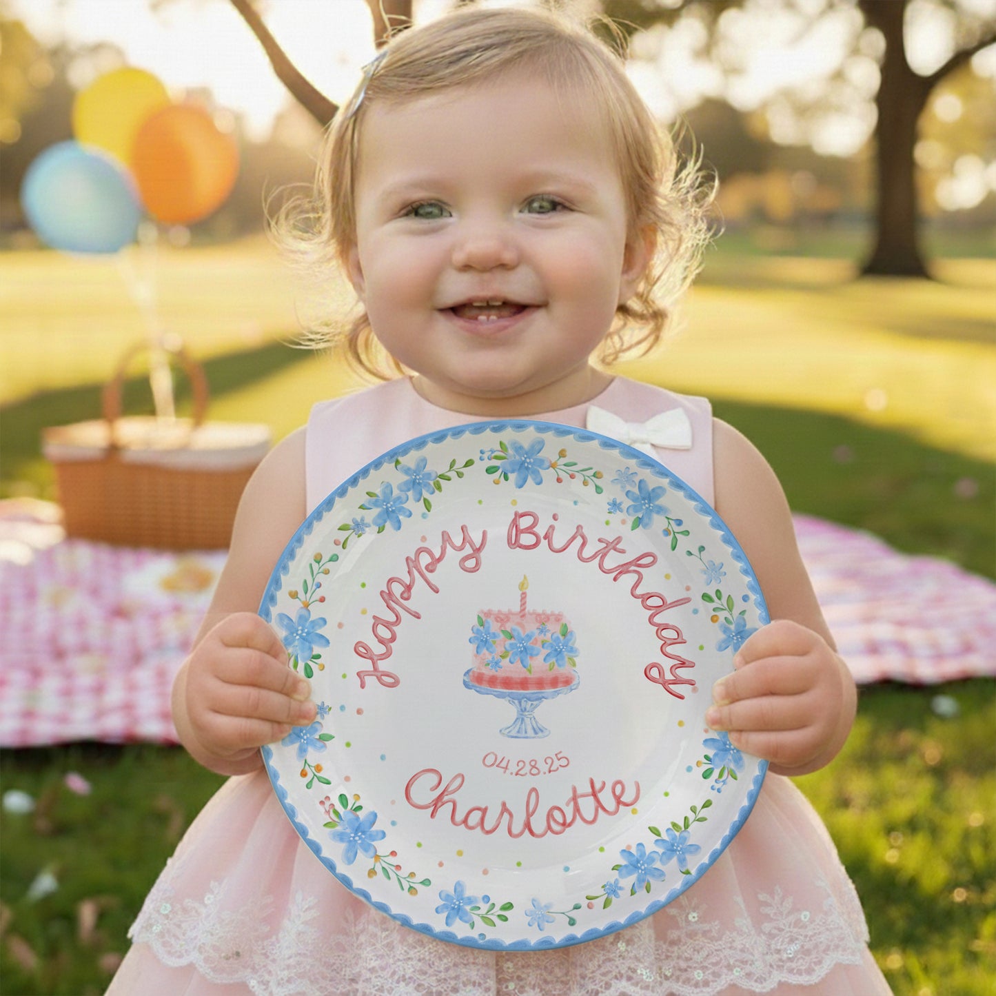 Personalized Birthday Plate Gift P326IO50