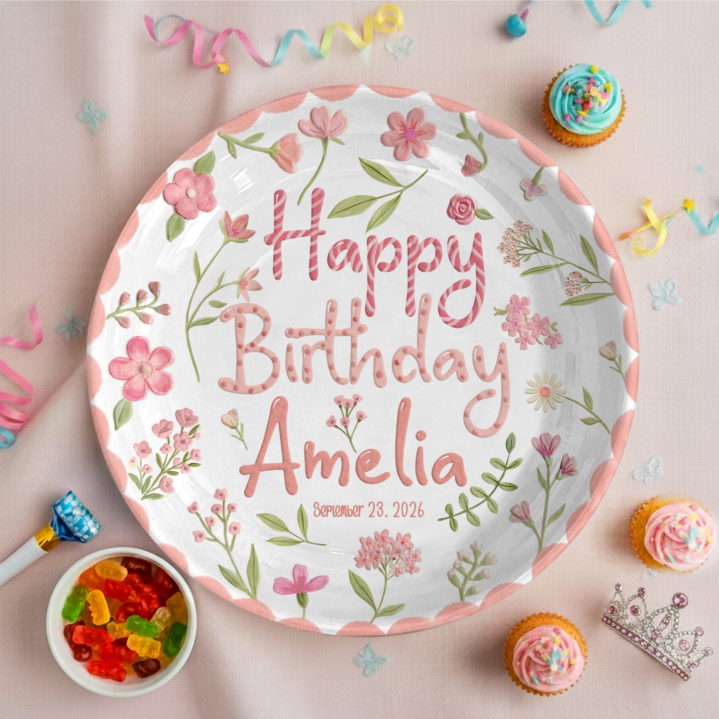 Personalized Birthday Plate Gift P3147CQ0
