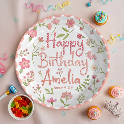 Personalized Birthday Plate Gift P3147CQ0