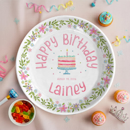 Personalized Birthday Plate Gift P311NNF0