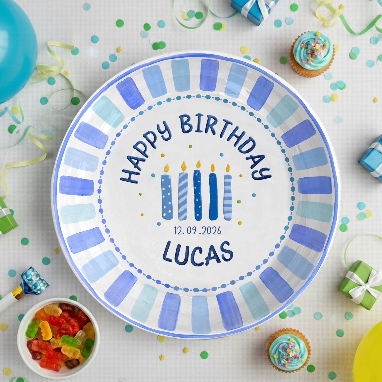 Personalized Birthday Plate Gift P39Z5J0