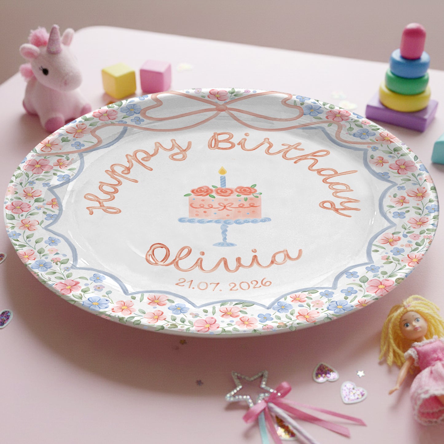 Personalized Birthday Plate Gift P228EAZ0