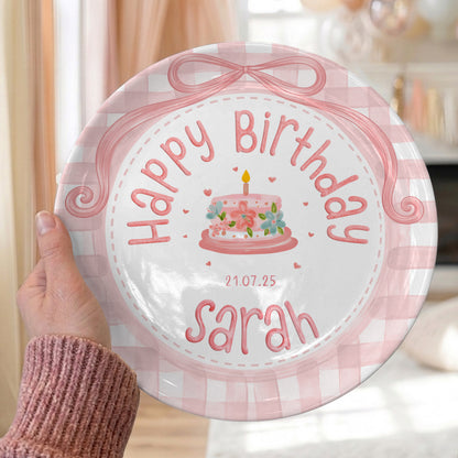 Personalized Birthday Plate Gift P331DVX0