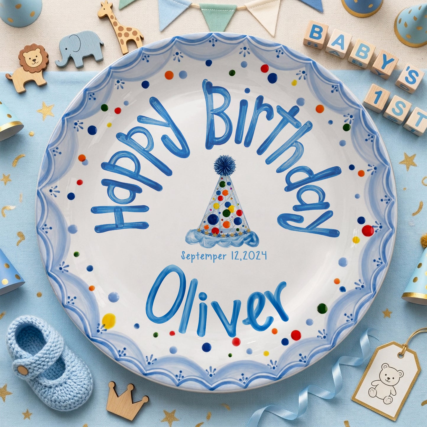 Personalized Birthday Plate Gift P423X2X0
