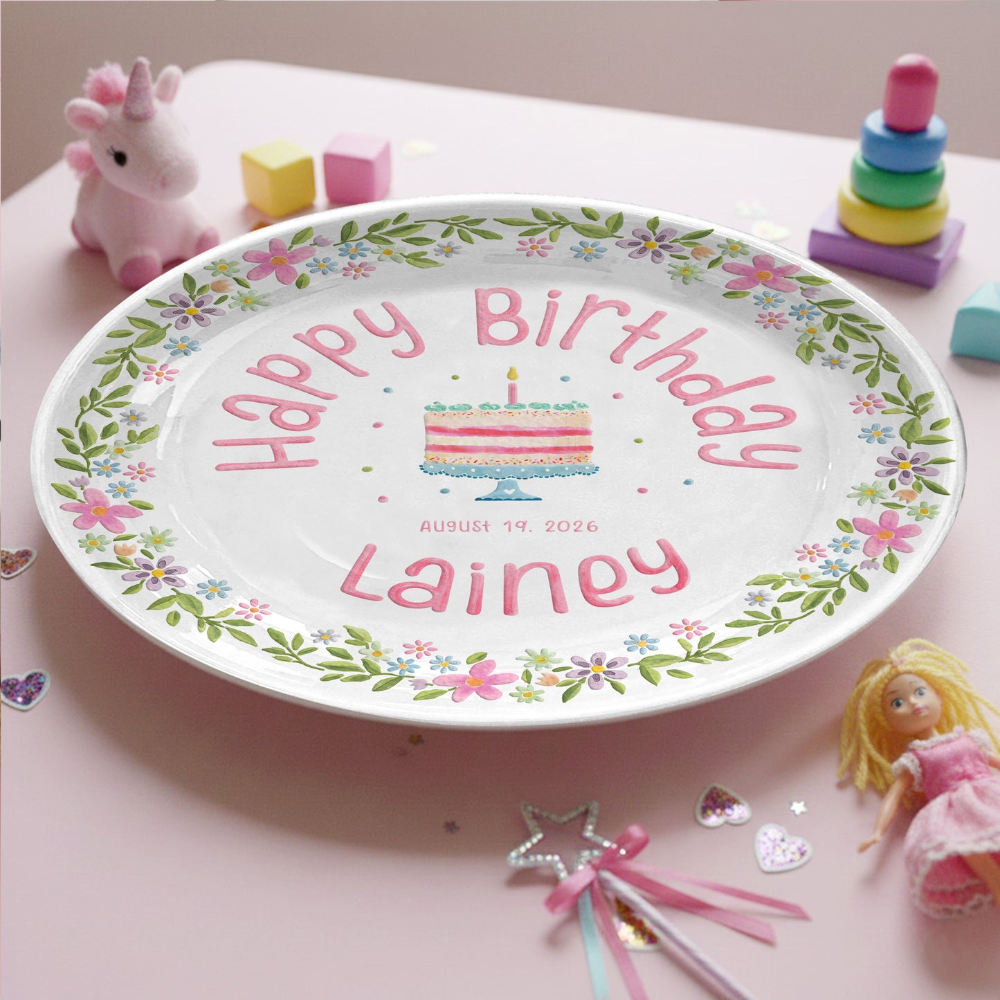 Personalized Birthday Plate Gift P311NNF0