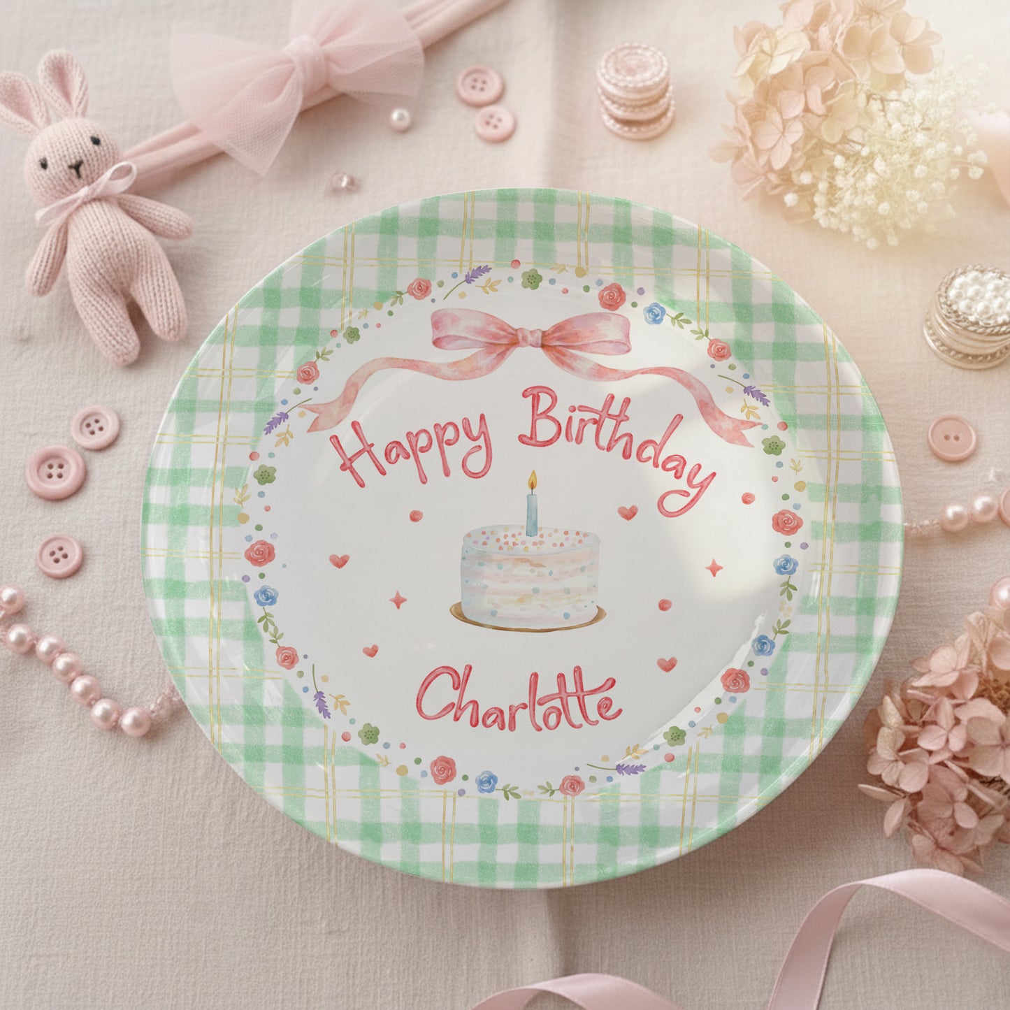 Personalized Birthday Plate Gift P19ABL0