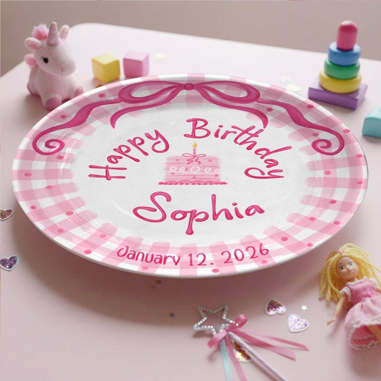 Personalized Birthday Plate Gift P226JYL0