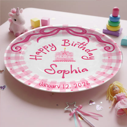 Personalized Birthday Plate Gift P226JYL0
