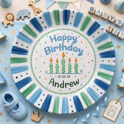 Personalized Birthday Plate Gift P412K3D0