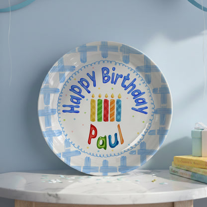 Personalized Birthday Plate Gift P228AM00