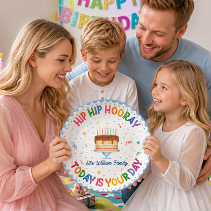 Custom Family Birthday Tradition Personalized Birthday Plate P625WQA0