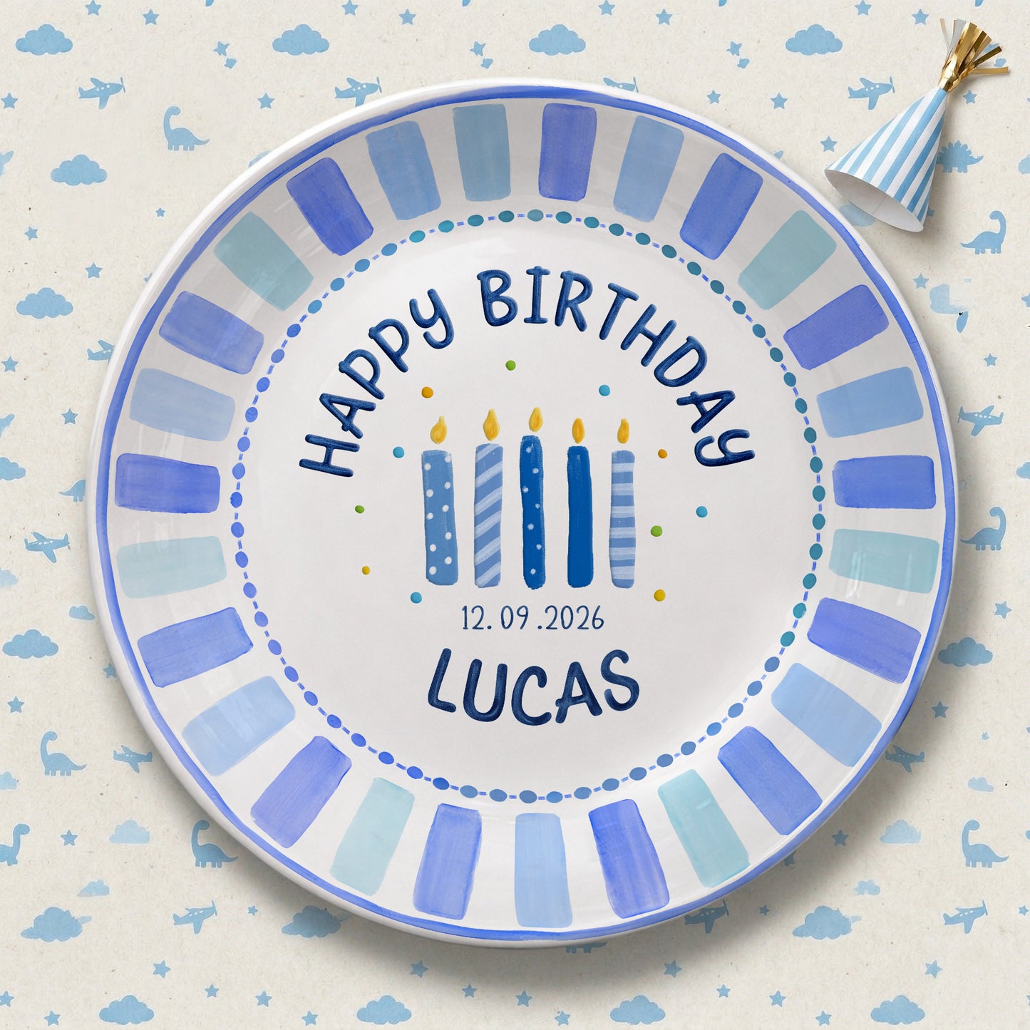 Personalized Birthday Plate Gift P41OTC0