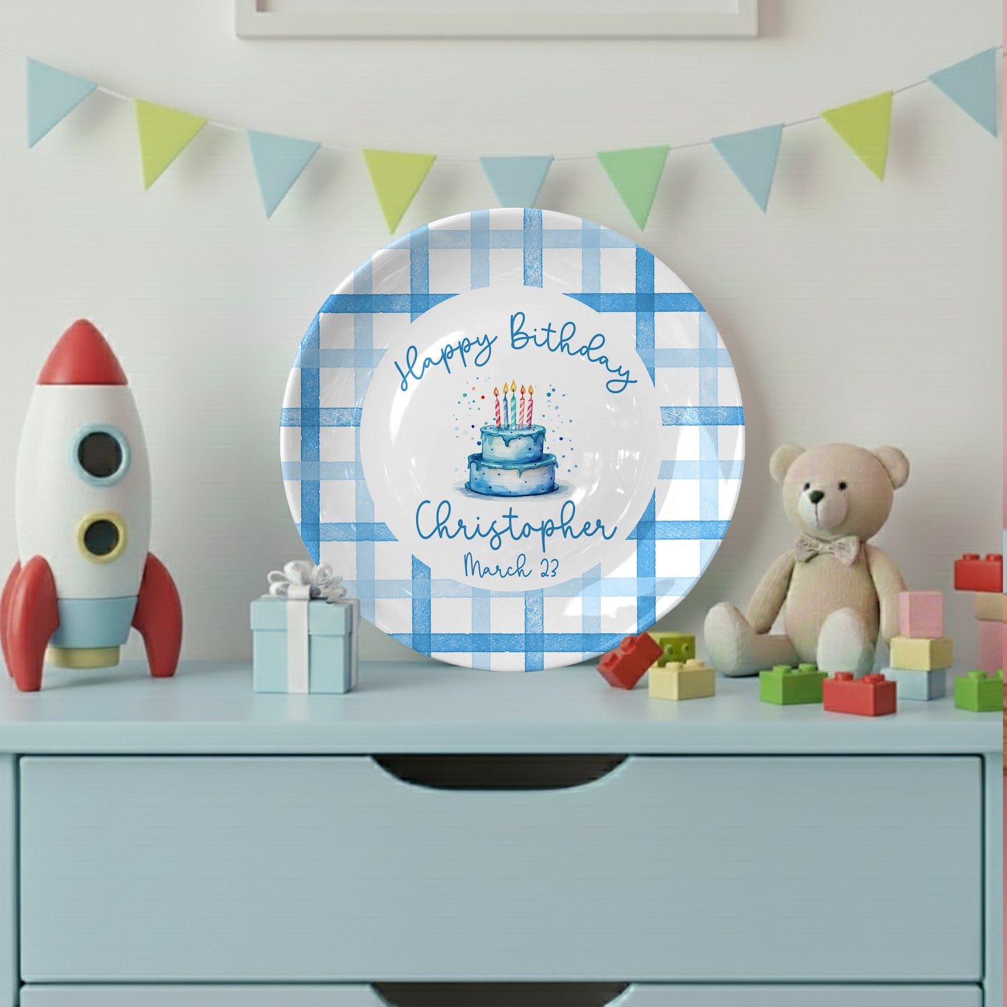 Personalized Birthday Plate Gift P92ILP0