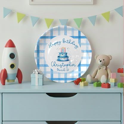 Personalized Birthday Plate Gift P92ILP0