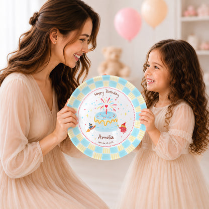 Fairy Princess Birthday Keepsake Personalized Birthday Plate for Girl P619WOT0