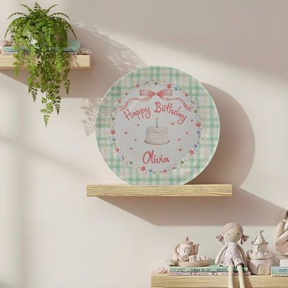 Personalized Birthday Plate Gift P19ABL0