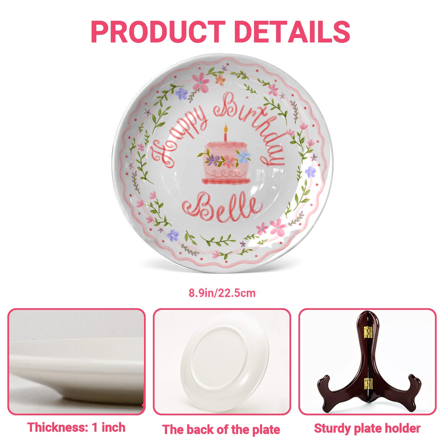 Personalized Birthday Plate Gift P123CPI0