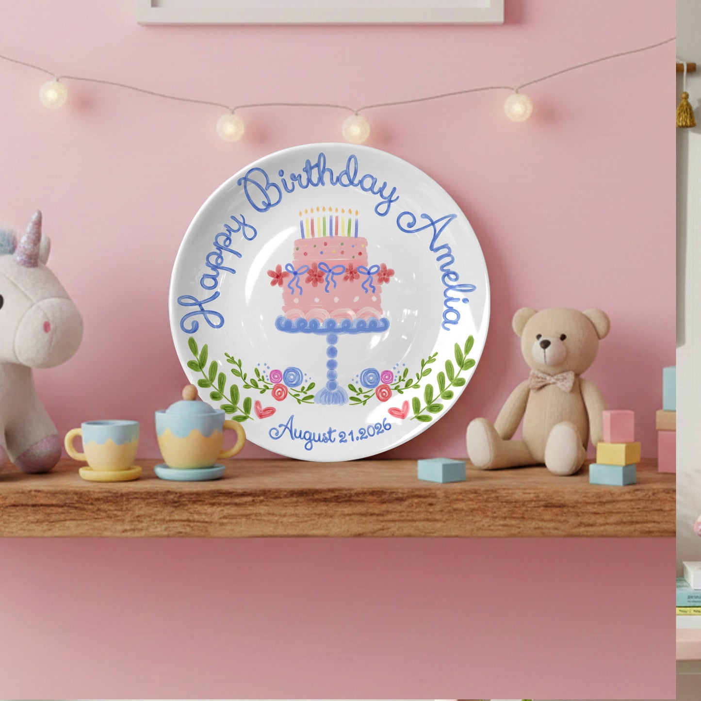 Personalized Birthday Plate Gift P3261XR0
