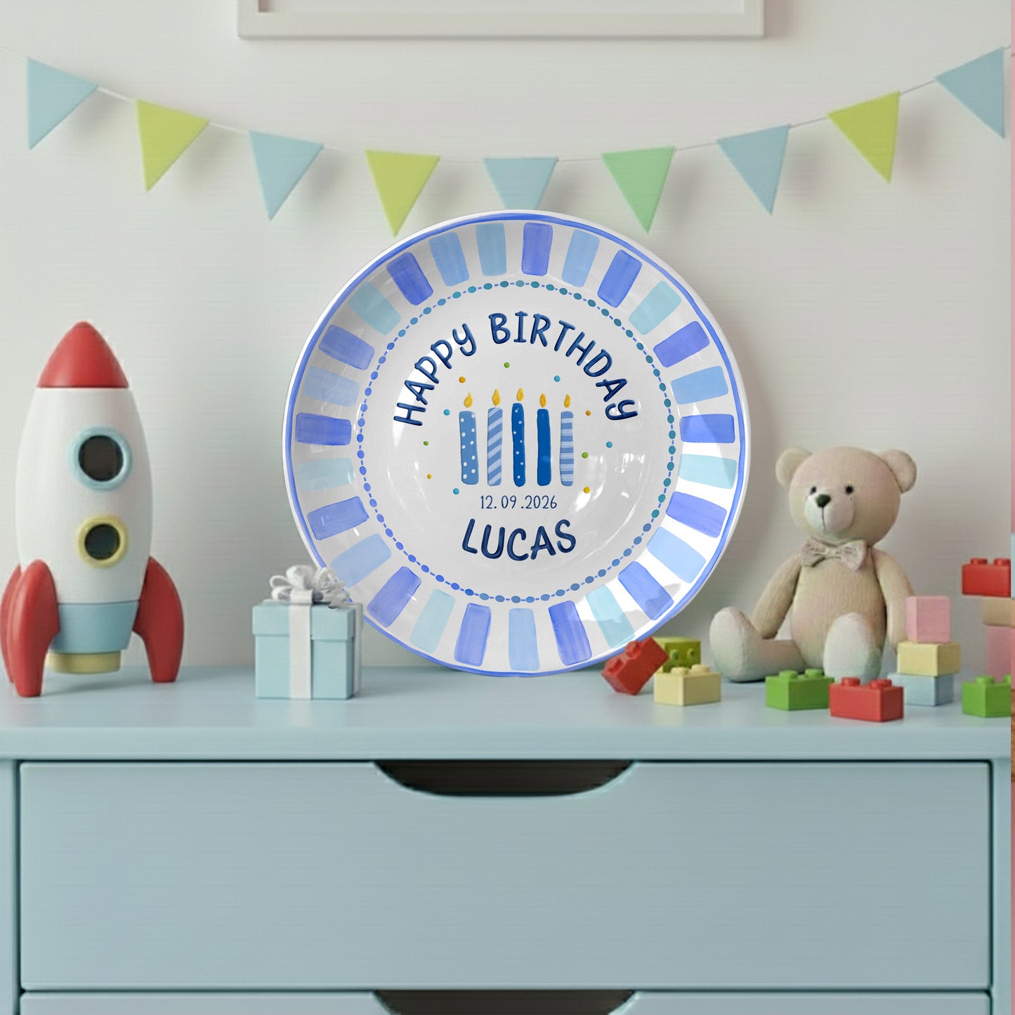 Personalized Birthday Plate Gift P39Z5J0