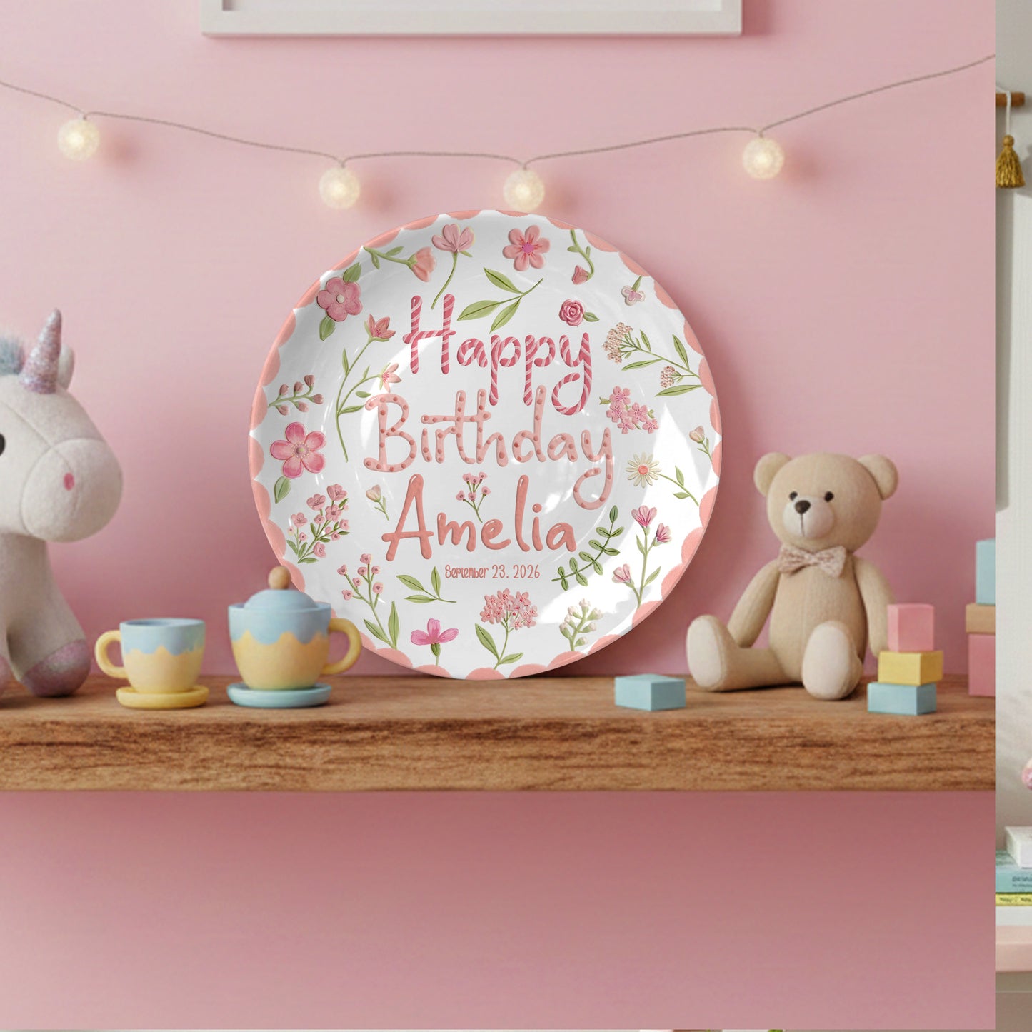 Personalized Birthday Plate Gift P3147CQ0