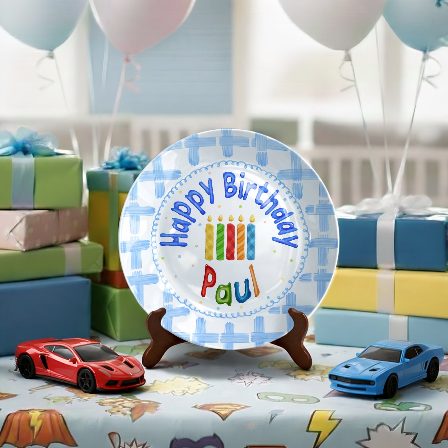 Personalized Birthday Plate Gift P228AM00