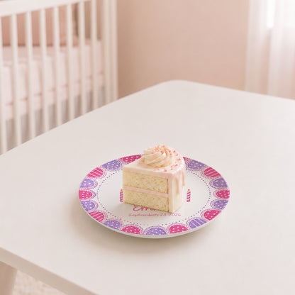 Sweet Candle Personalized Birthday Plate P61STP0
