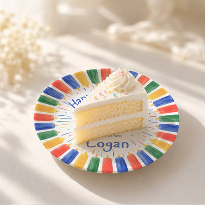 Celebration Cake Personalized First Birthday Gift Plate P723NQM0