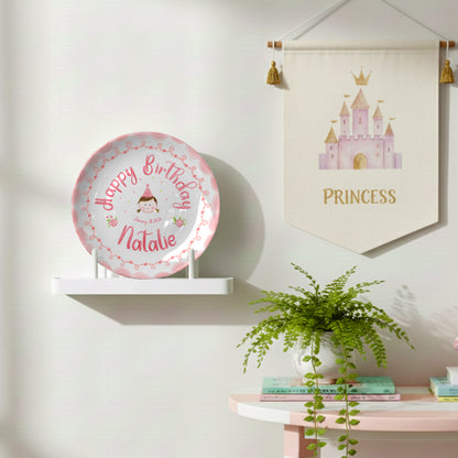 Birthday Girl Portrait Personalized Birthday Plate P296XU0