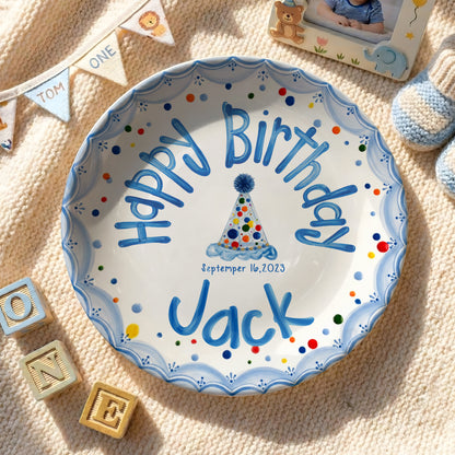 Personalized Birthday Plate Gift P423X2X0