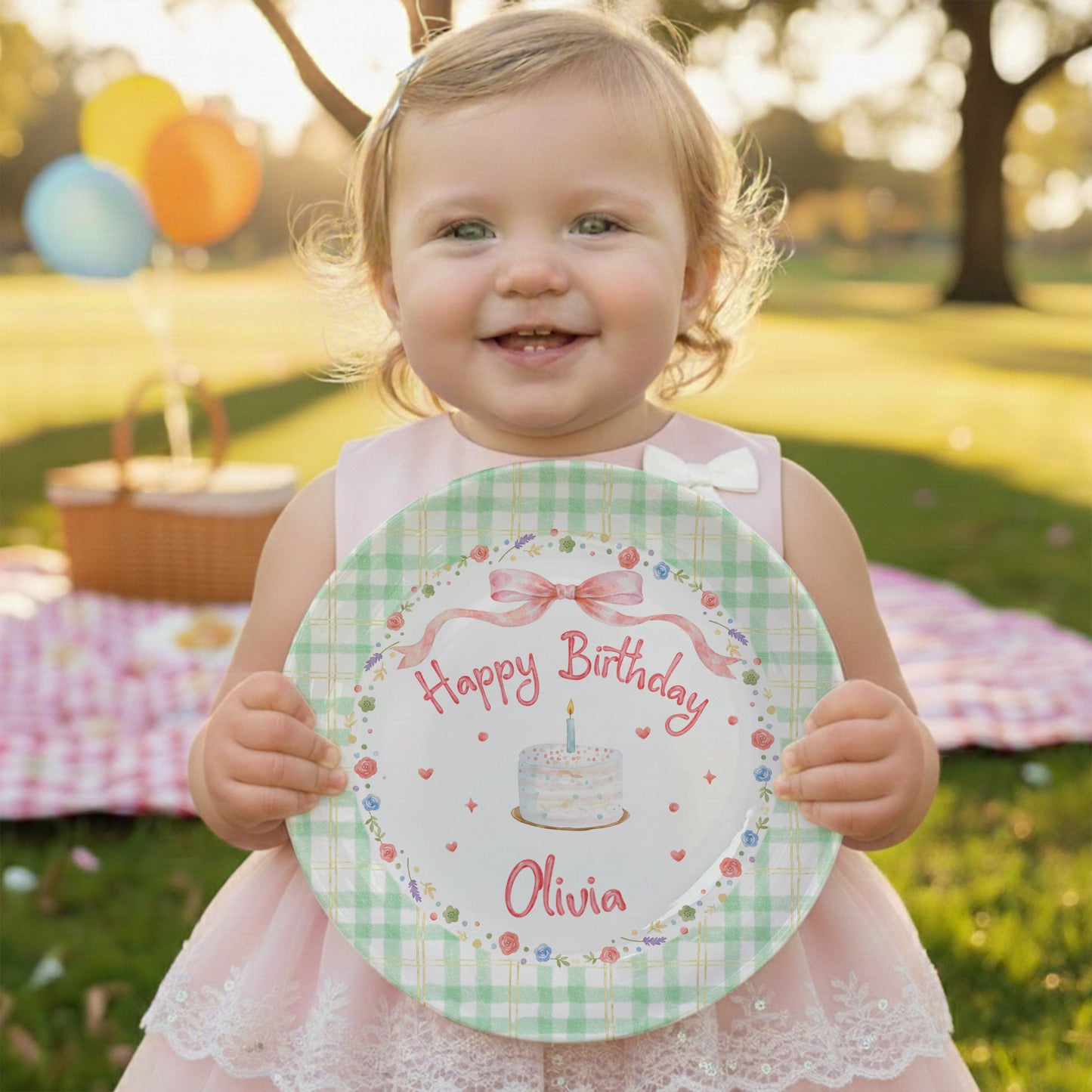 Personalized Birthday Plate Gift P19ABL0