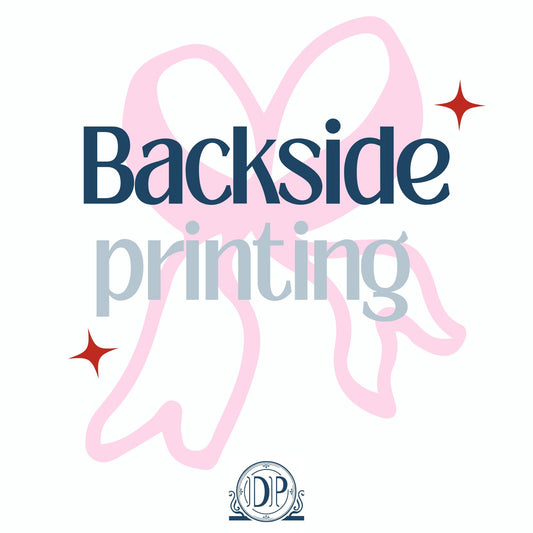 Backside Printing Upgrade