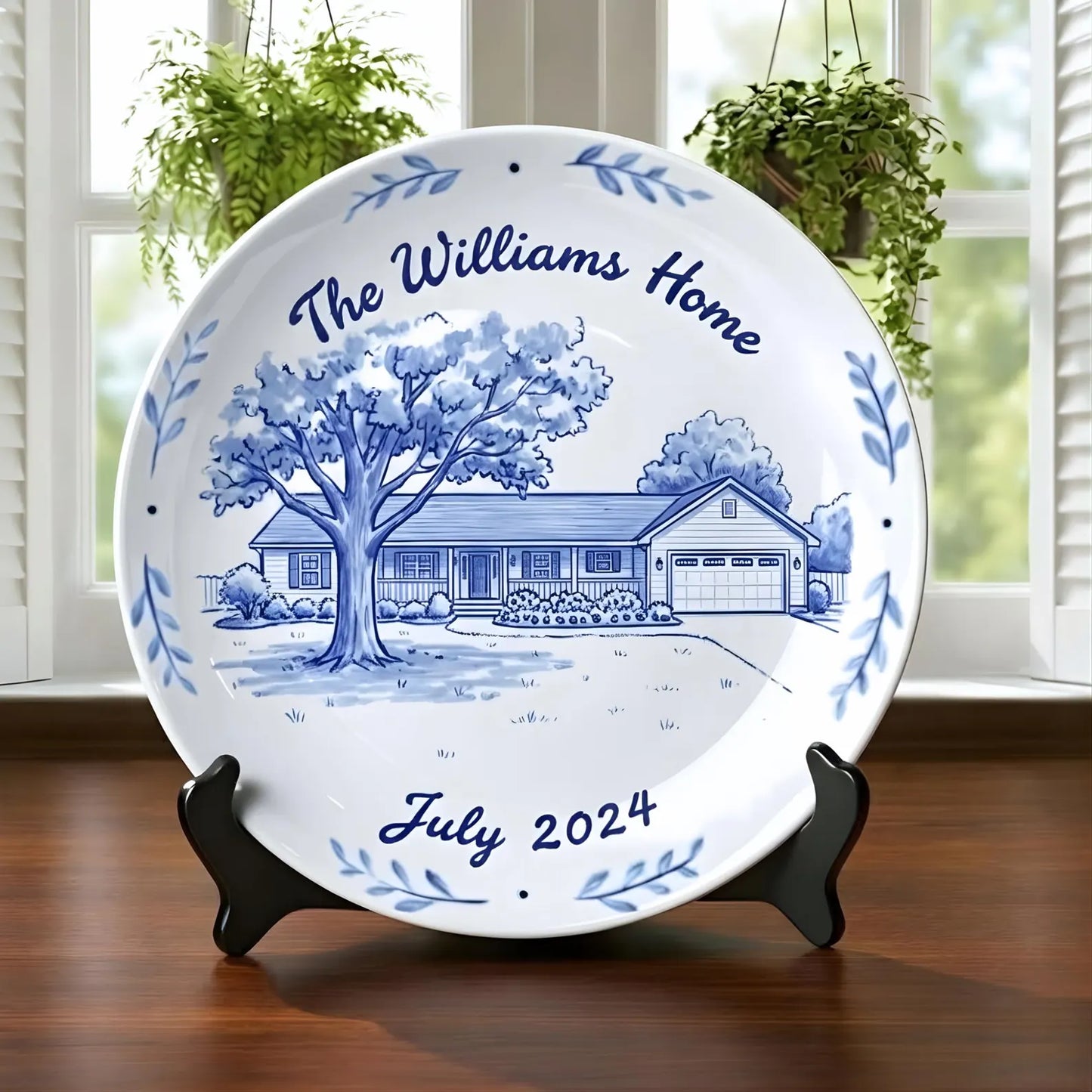 Personalized House Plate Decorative D1226MFT0